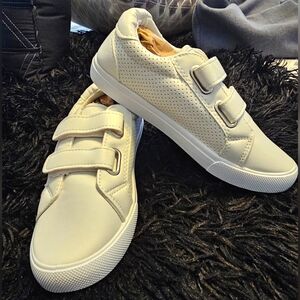 Fabkids White Multi Strap Sneakers